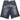 Affluent Apparel Rhinestone Jean Shorts Black