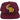 Chrome Hearts CH Baseball Hat Maroon/Gold