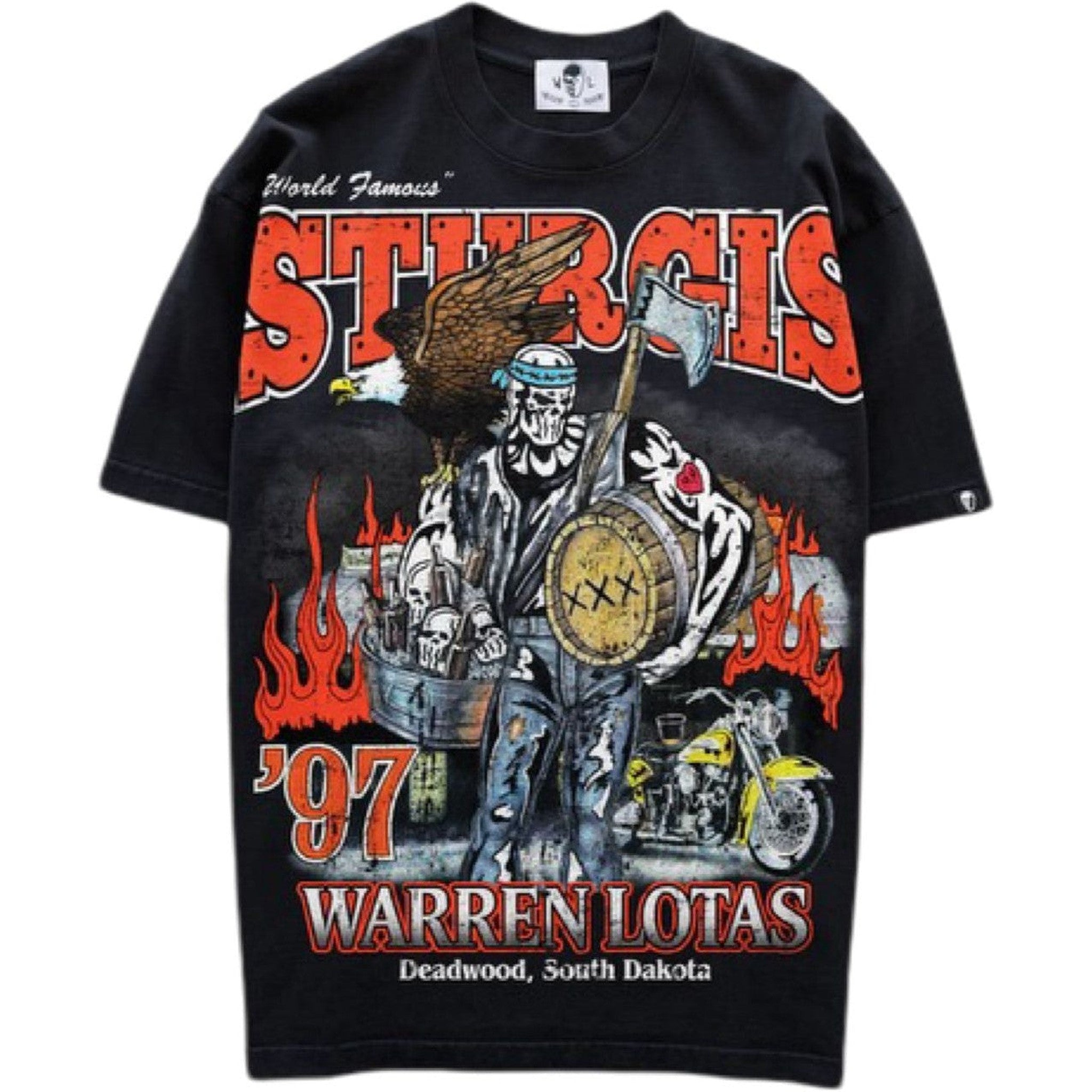 Warren Lotas Sturgis 1997 T-Shirt Black – Sole Priorities