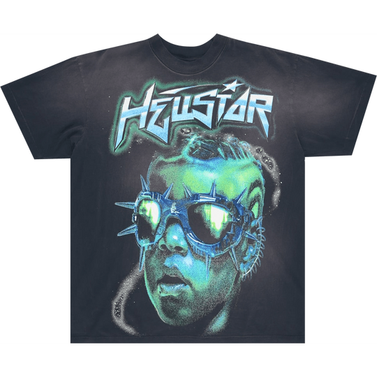 Hellstar The Future T-Shirt Black/Blue