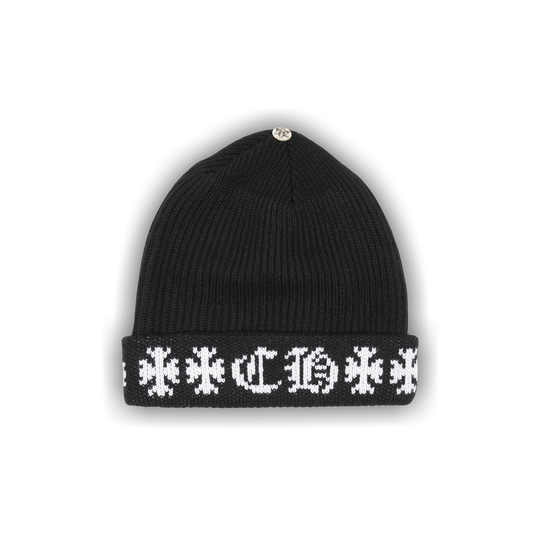 Chrome Hearts Big Daddy Cashmere Beanie 'Black'
