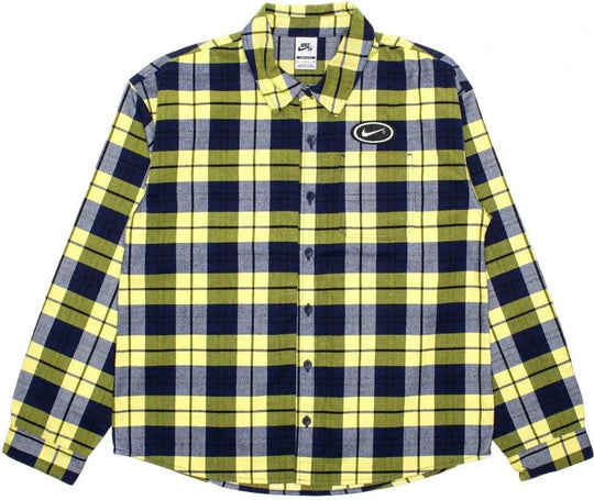 Nike SB x Eric Koston Flannel Midnight Navy/Speed Yellow