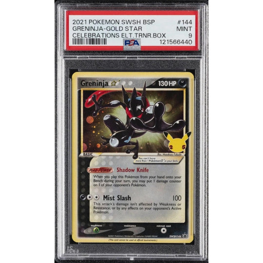 2021 POKEMON SWSH BLACK STAR PROMO #144 GRENINJA-GOLD STAR