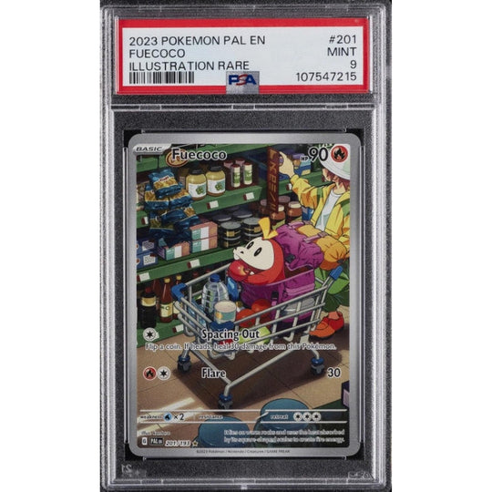 2023 POKEMON PAL EN-PALDEA EVOLVED ILLUSTRATION RARE #201 FUECOCO