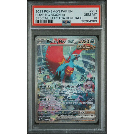 2023 POKEMON PARADOX RIFT SPECIAL ILLUSTRATION RARE ROARING MOON EX