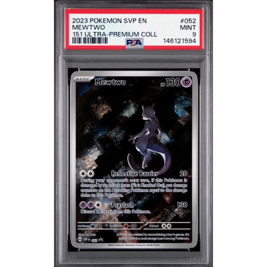 2023 POKEMON SVP EN-SV BLACK STAR PROMO 151 ULTRA-PREM COLL #052 MEWTWO