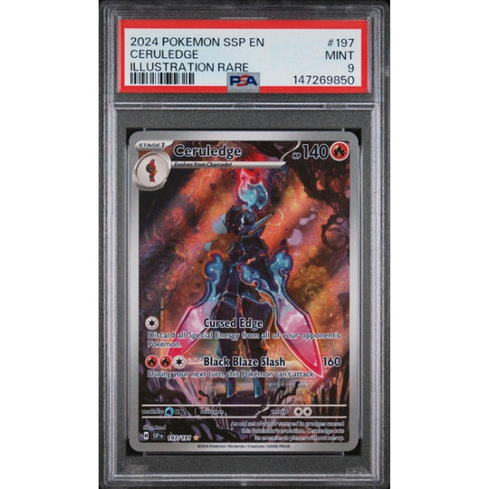 2024 POKEMON SSP EN-SURGING SPARKS ILLUSTRATION RARE #197 CERULEDGE