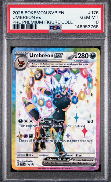 2025 POKEMON PRISMATIC EVOLUTIONS PREMIUM FIGURE COLLECTION UMBREON EX