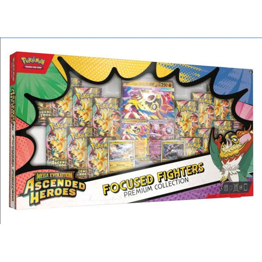 2026 Pokémon Mega Evolution Ascended Heroes Focused Fighters Premium Collection (Sam's Club Exclusive