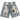 Mixed Emotions AI Denim Shorts Blue
