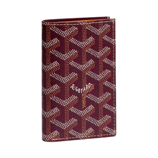 Goyard Saint Pierre Card Holder Bordeaux