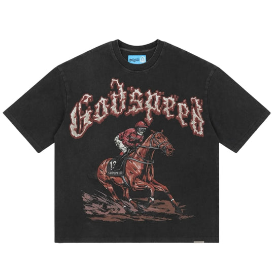 Godspeed Thoroughbred 2.0 Black Tee