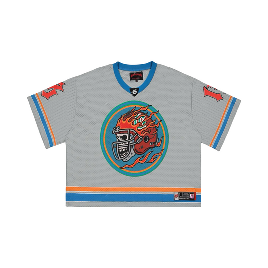 Godspeed First Down Jersey Grey/Blue/Orange