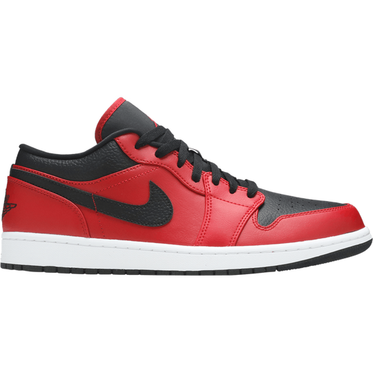 Jordan 1 Low Reverse Bred Pebbled Swoosh