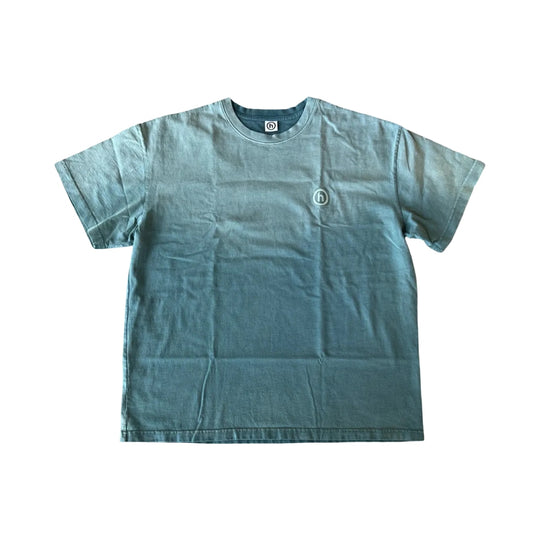 Hidden NY H Logo Embroidered Logo Tee Teal