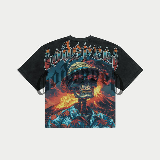 Godspeed Natural Disaster T-Shirt Black Wash