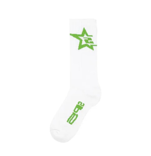 SP5 Socks White/Green