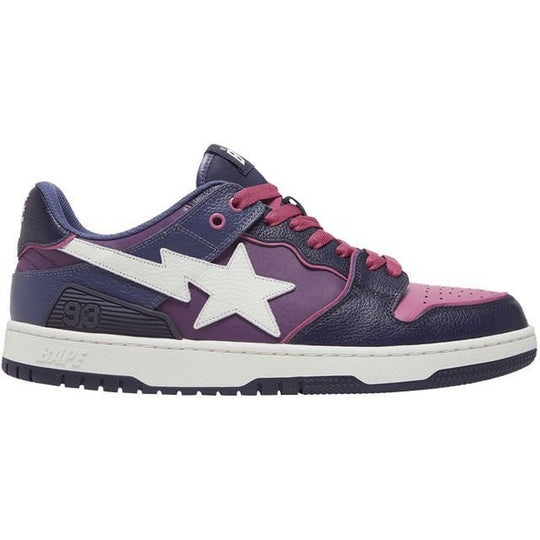 A Bathing Ape Bape SK8 Sta Purple White