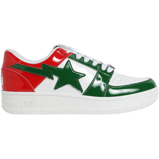 A Bathing Ape Bape Sta Low Green White Red (2019)