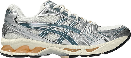 ASICS Gel-Kayano 14 Birch Pure Silver Teal Gold