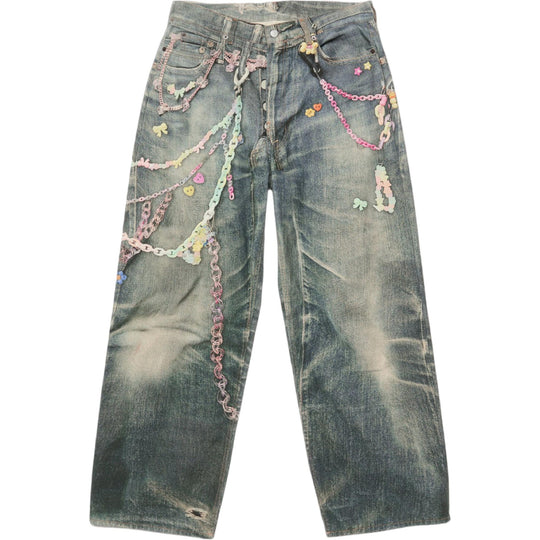 Acne Studios Trompe' L'oeil Baggy Denim