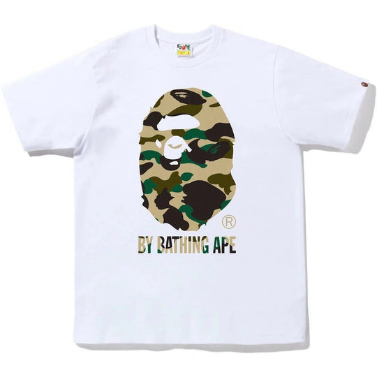 BAPE 1st Camo By Bathing Ape Tee (FW22) White Yellow