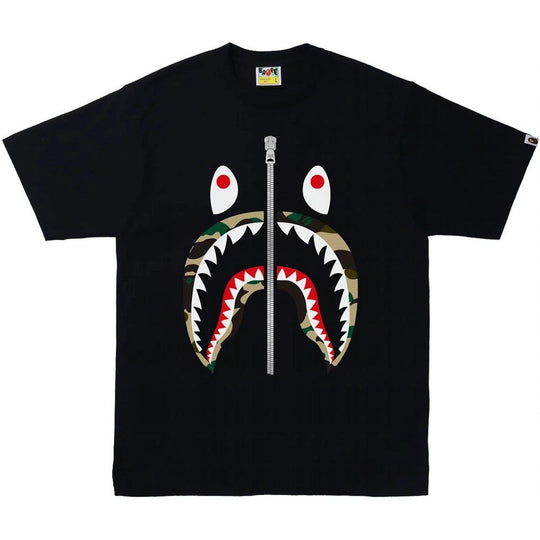 BAPE 1st Camo Shark Tee (SS22) Black/Yellow