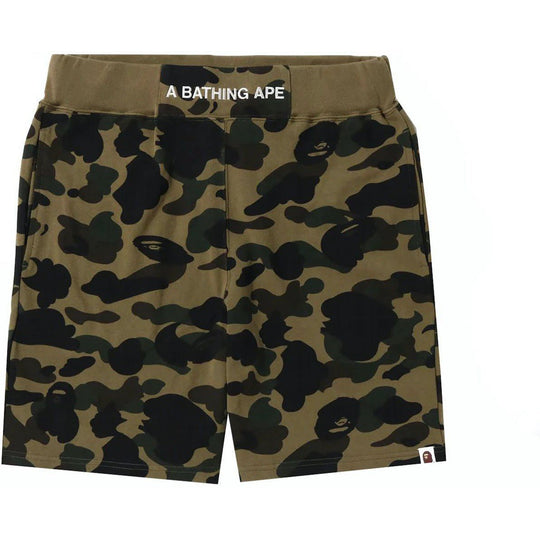 BAPE 1st Camo Sweat Shorts (SS23) Green