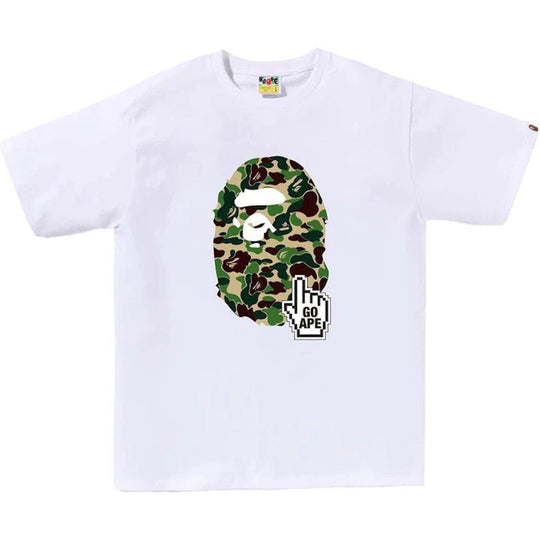 BAPE ABC Camo BAPE Online Tee White/Green