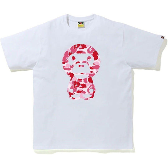 BAPE ABC Camo Big Baby Milo Tee White/Pink