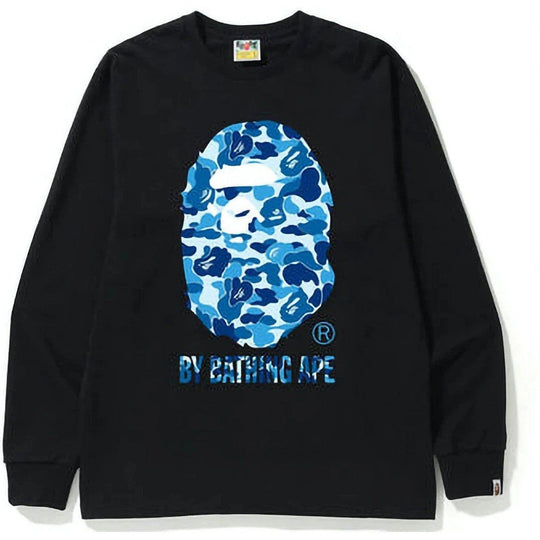 BAPE ABC Camo By Bathing Ape L/S Tee (FW22) Black Blue