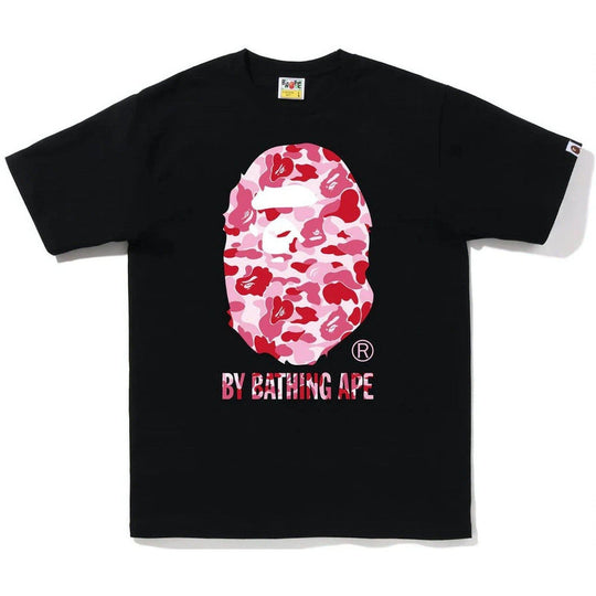 BAPE ABC Camo By Bathing Ape Tee Black Pink
