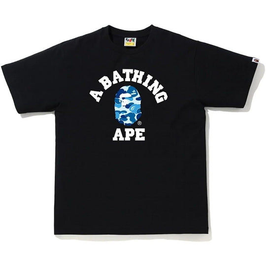 BAPE ABC Camo College Tee Black/Blue