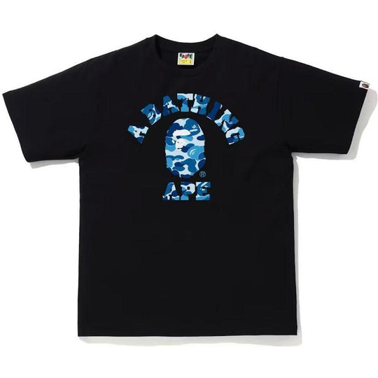 BAPE ABC Camo College Tee Black/Blue