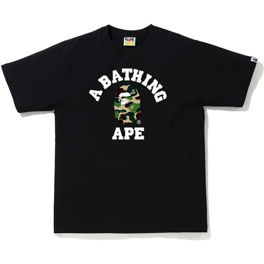 BAPE ABC Camo College Tee Black/Green