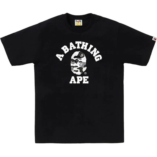 BAPE ABC Camo College Tee Black/Grey
