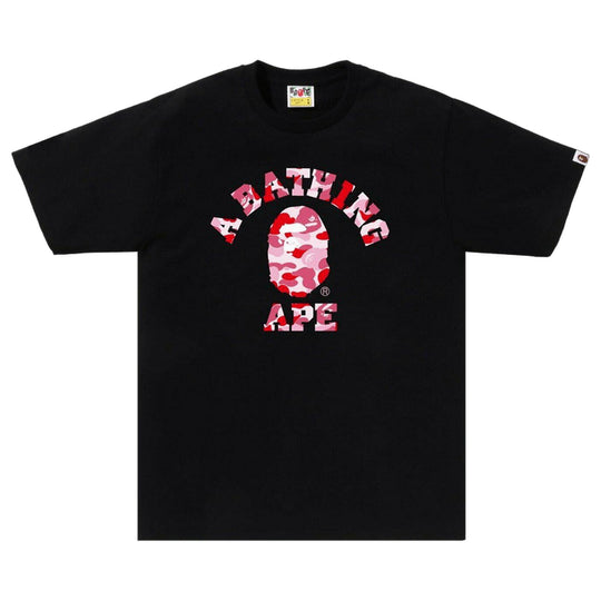 BAPE ABC Camo College Tee (SS25) Black/Pink
