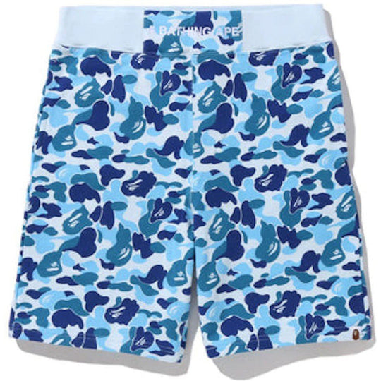 BAPE ABC Camo Sweat Shorts Blue