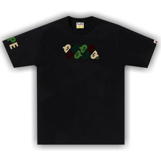 BAPE ABC Camo Tee 'Black/Green'