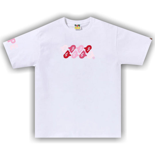 BAPE ABC Camo Tee 'White/Pink'