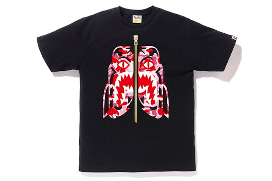 BAPE ABC Camo Tiger Tee Black/Pink