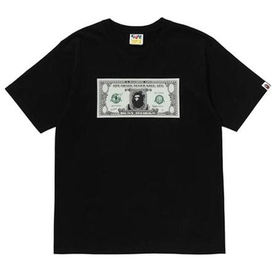 BAPE Banknote Tee Black