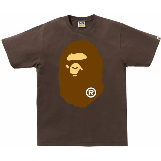 BAPE Big Ape Head Tee Brown