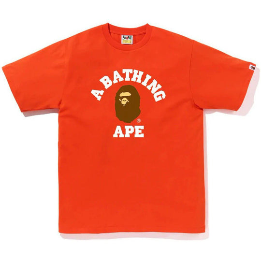 BAPE College Tee (SS23) Orange