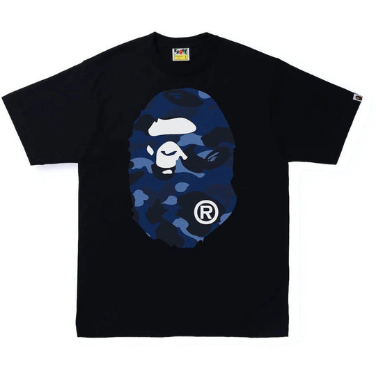 BAPE Color Camo Big Ape Head Tee (SS22) Black/Navy