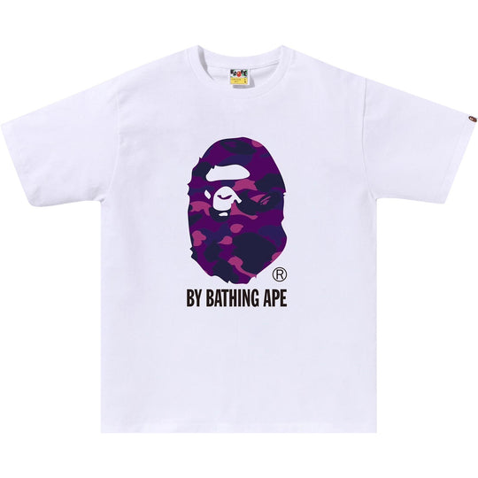 BAPE Color Camo By Bathing Tee White/Purple