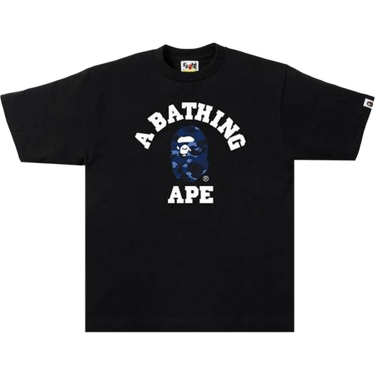 BAPE Color Camo College Tee Black/Navy