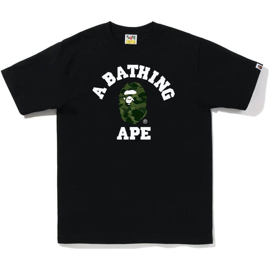 BAPE Color Camo College Tee (FW22) Black Green