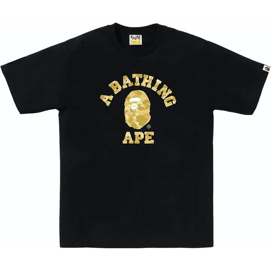 BAPE Color Camo College Tee (SS24) Black/Yellow