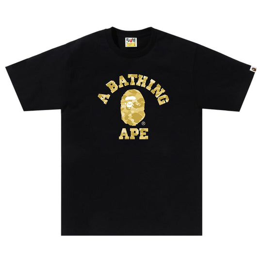 BAPE Color Camo College Tee (SS24) Black/Yellow